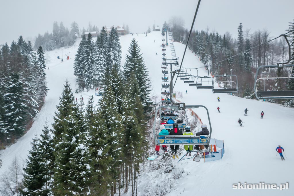 Galeria: Wisła Cieńków warunki narciarskie 2.01.2015
