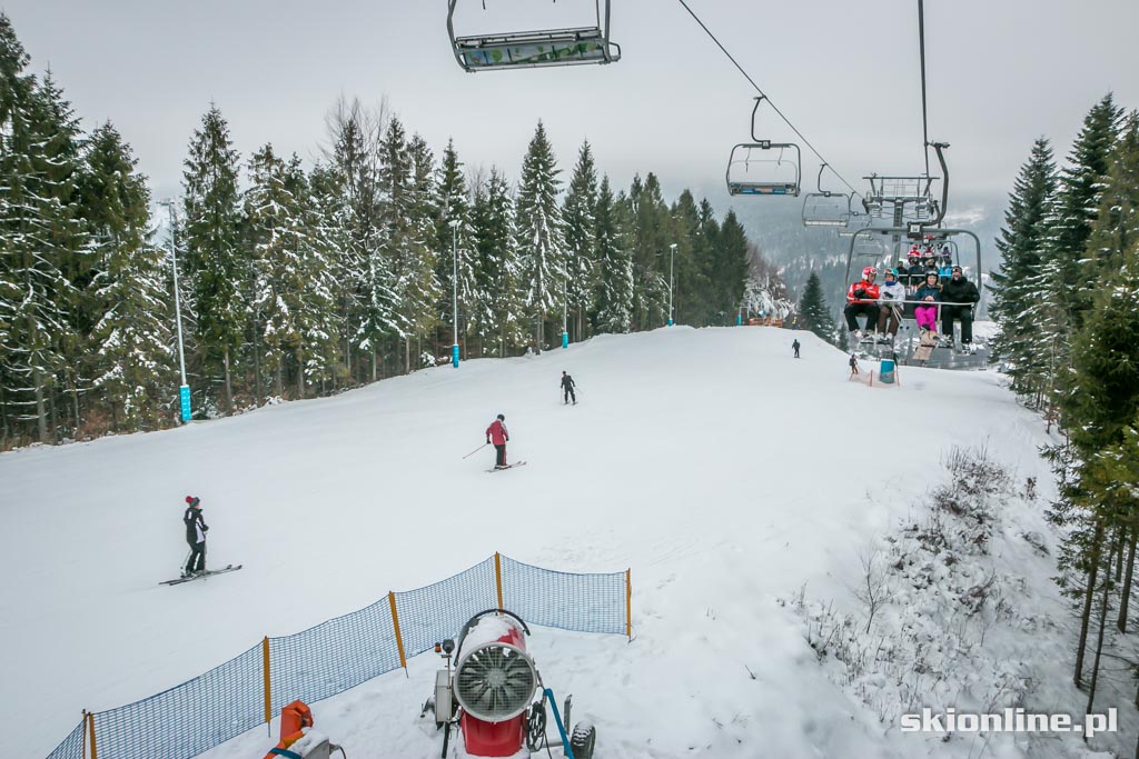 Galeria: Wisła Cieńków warunki narciarskie 2.01.2015