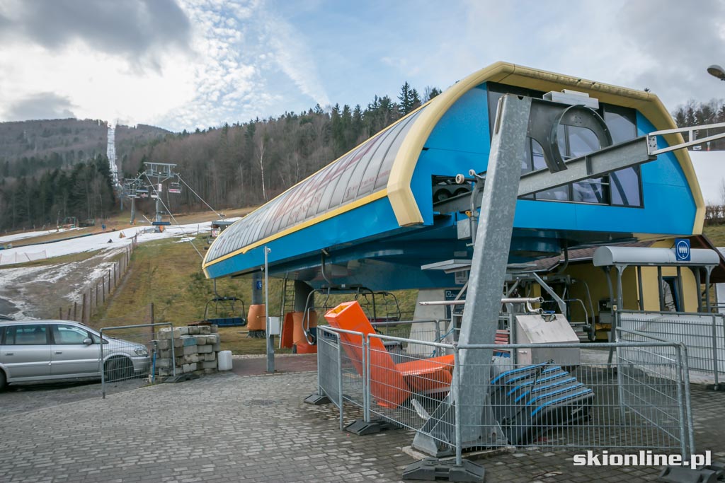 Galeria: Ustroń Czantoria - warunki narciarskie 11.01.2015