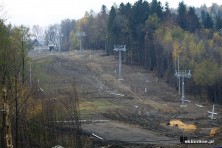 Dębowiec - budowa ośrodka narciarskiego XI 2012