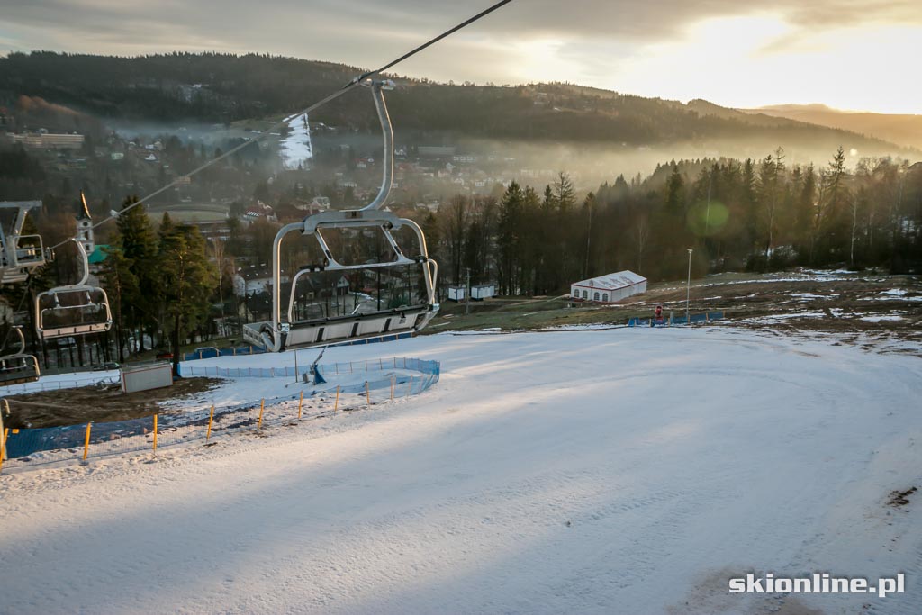 Galeria: Wisła Skolnity - warunki narciarskie 11.01.2015