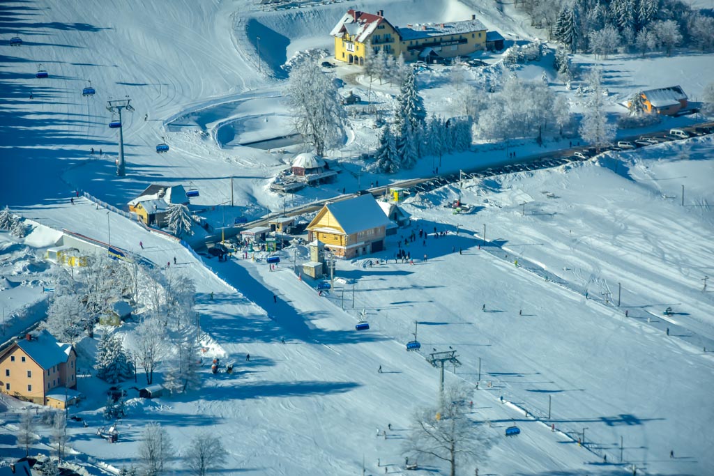 Galeria: Ski Arena Zieleniec - z lotu ptaka