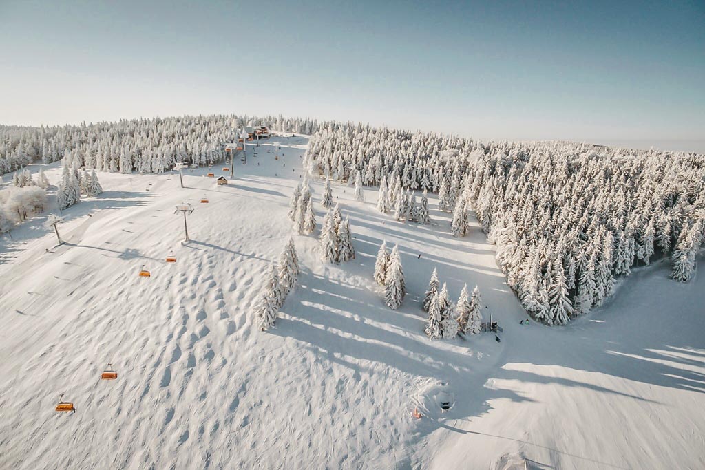Galeria: Ski Arena Zieleniec - z lotu ptaka