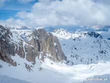 Marmolada - narty w Dolomitach