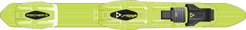 wiązania biegowe Fischer Racing R4 Skate NIS Yellow