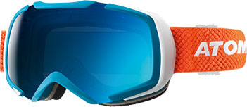 gogle narciarskie Atomic REVEL S RACING Blue / Mid Blue Multilayer