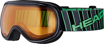 gogle narciarskie Head NINJA black/green (S1/VLT 57%)