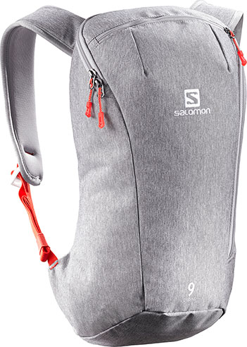torby, plecaki, pokrowce na narty Salomon ORIGINS 9 GREY CHINE / INFRARED