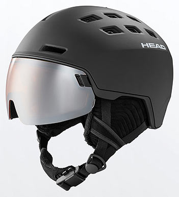 kaski narciarskie Head Radar + Spare Lens