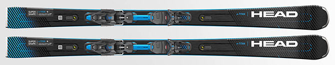 narty Head Supershape e-Titan Performance Ski + PRD 12 GW
