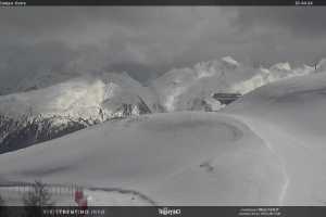 Kamera Val di Fiemme Bellamonte-Alpe Lusia Arrivo Seggiovia Campo Cune
