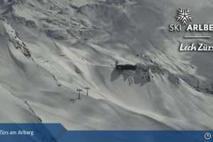 Kamera Lech-Zürs am Arlberg  Trittkopf Bergst. (LIVE Stream)