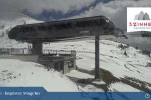 Kamera 3 Zinnen Dolomity  Stiergarten (LIVE Stream)