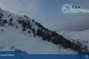 Kamera Pila Aosta  ChamolĂŠ Monte (LIVE Stream)