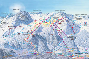 Ośrodek narciarski Gargellen, Vorarlberg