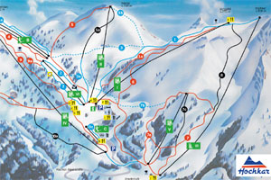 Mapa tras narciarskich ośrodka Hochkar