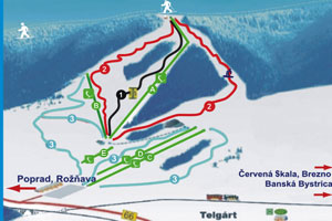 Ośrodek narciarski Telgárt - Tresník, Tatry Niskie