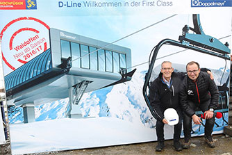 Pierwsza na świecie kolej krzesełkowa "D-Line" w Hochfügen (Zillertal)