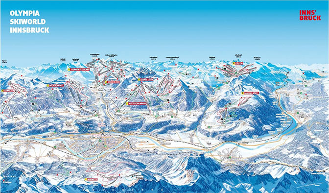 Ośrodki narciarskie w pobliżu Innsbrucku