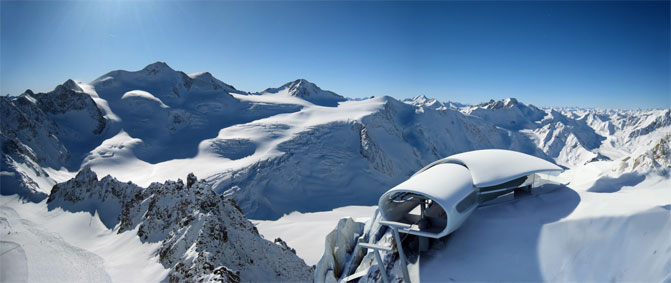 Nowości na lodowcu Pitztal