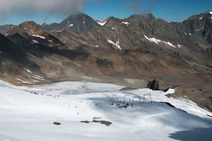 Lodowiec Stubai - największa w Tyrolu stacja na lodowcach