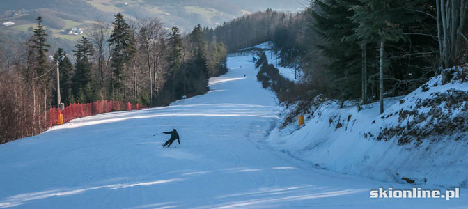 Warunki narciarskie w środkowej części Beskidów