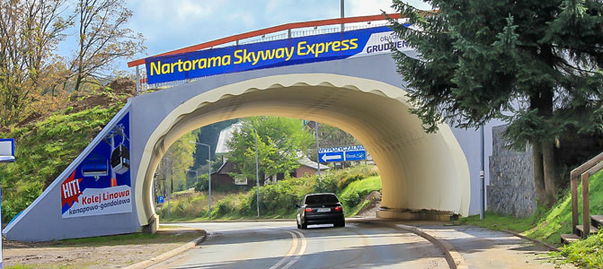 Skyway Express - nowa kolej w Zieleńcu
