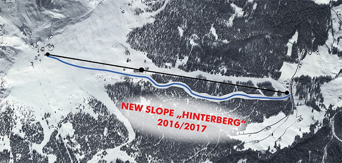 Nowa niebieska trasa Hinterberg