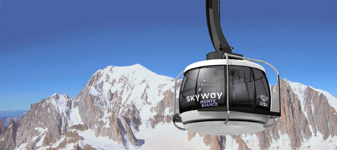 Na dachu Europy - nowa gondola Skyway Monte Bianco