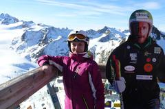 Soelden - pomost na Tiefenbach.