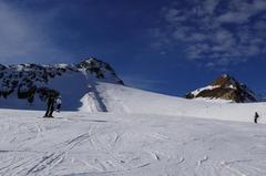 Soelden - lodowiec Tiefenbach.