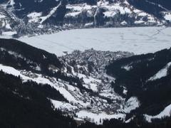 Jezioro Zell am See widziane ze Schmitten