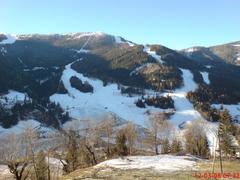 Franz Klammer piste z balkonu
