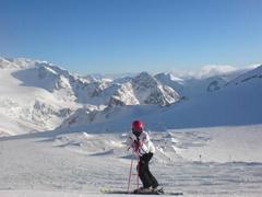 Stubai. Austria. Grudzień 2008. Było cudnie...a potem wypadł mi dysk.. ;(