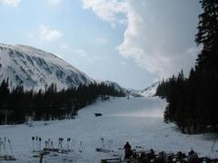 widok na górny odcinek trasy