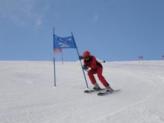 LaPlagne.Francja.Marzec 2009. Zapoznanie z trasą.