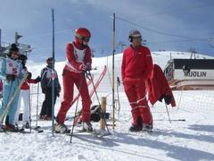 LaPlagne.Francja.Marzec 2009. Na starcie.