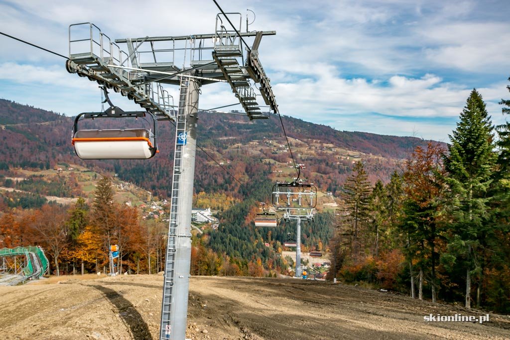 Beskid Sport Arena - budowa "czarnej" trasy