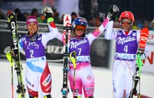 Slalom kobiet w Levi - team kobiet Atomica 11.2016