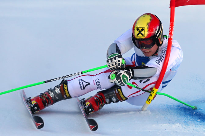 Galeria: Marcel Hirscher - najlepsze ujęcia sezonu 12/13