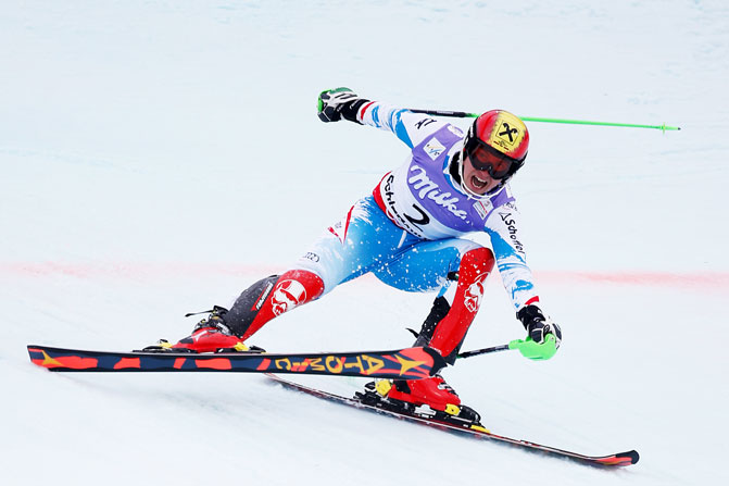 Galeria: Marcel Hirscher - najlepsze ujęcia sezonu 12/13