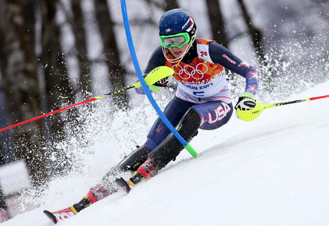 Galeria: Atomic na IO w Soczi - slalom kobiet