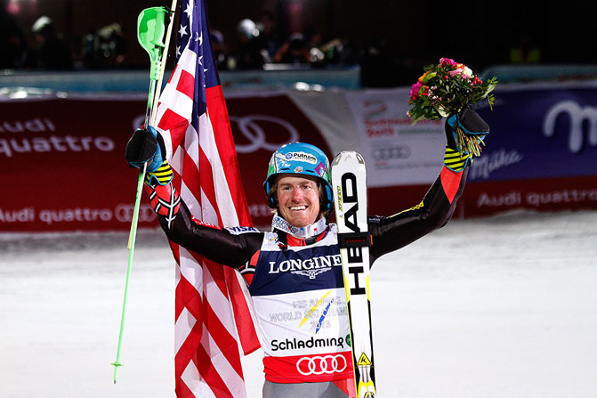 Galeria: Ted Ligety SL COM w Schladming 2013