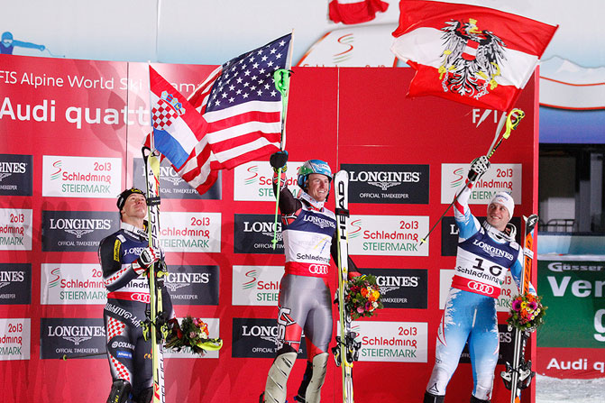 Galeria: Ted Ligety SL COM w Schladming 2013