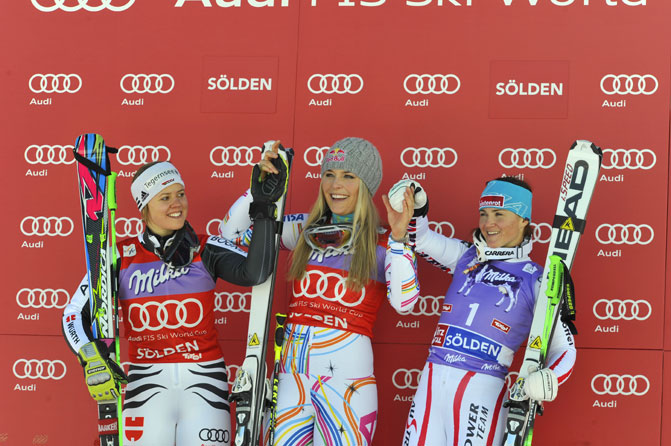 Galeria: Lindsey Vonn najszybsza w Soelden