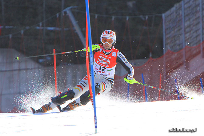 Galeria: PŚ Schladming I przejazd slalomu kobiet