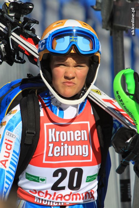 Galeria: PŚ Schladming I przejazd slalomu kobiet