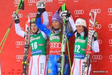 Soelden - slalom gigant kobiet - dekoracja
