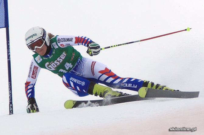 Galeria: Soelden - slalom gigant I przejazd kobiet