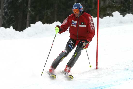 Galeria: Ivica Kostelic - trening slalomu